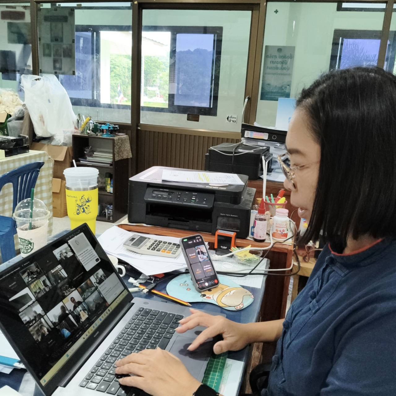 พช.อุบลรัตน์ ร่วมประชุมการใช้งานระบบ Cleansing Data OTOP ยกระดับฐานข้อมูลผู้ประกอบการและผลิตภัณฑ์ OTOP ให้ถูกต้องและเป็นปัจจุบัน